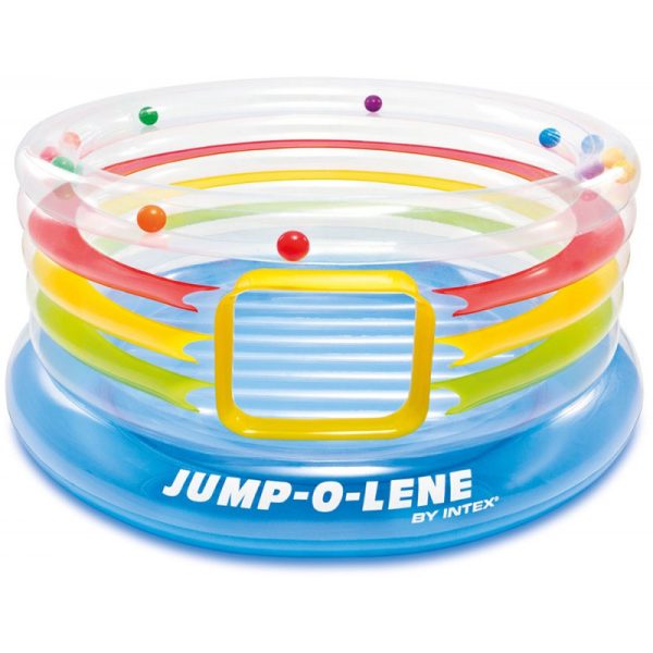 Pula Pula Multi Colorido Jump-O-Lene inflável Intex 48264NP