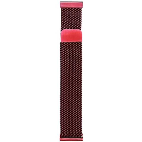 Pulseira Metal para Xiaomi Pace/Stratos/GTR/ 22mm Milanese Magnetica Vermelho