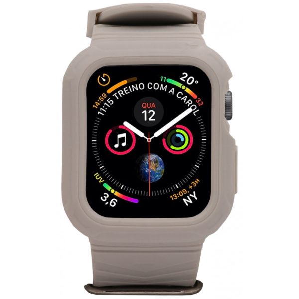 Pulseira para Apple Watch de Tpu Borracha 40mm - Cinza