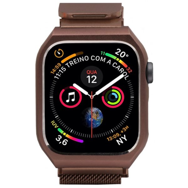 Pulseira para Apple Watch de Tpu Inox 40 mm - Dourado