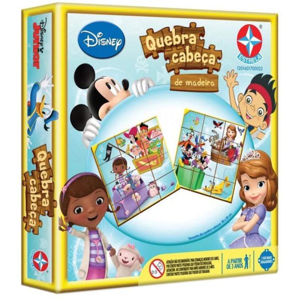 Quebra-Cabeça de Madeira Estrela Disney Junior 1201601700022