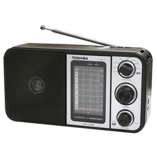 Rádio Toshiba TY-HRU30 FM/AM Preto 220V-50/60Hz