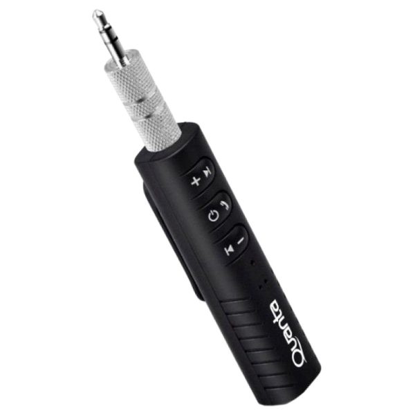 Receptor de Áudio Bluetooth com Adaptador 3.5mm Quanta QTRABT10 - Preto