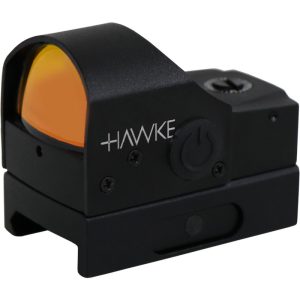 Red Dot Hawke Reflex Dot 1x Brightness Sensor Weaver Clamp 12133