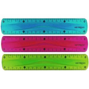 Régua Super Flexível Keyroad KR970584-1 - 20cm Verde (Diverso)