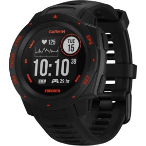Relógio GPS Garmin Instinct Esports Rugged 010-02064-72 Preto