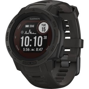 Relógio GPS Garmin Instinct Solar Rugged 010-02293-10 Grafite
