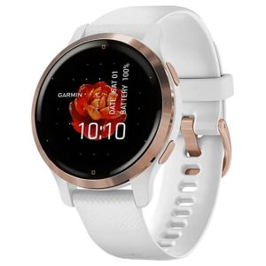 Relógio GPS Garmin Venu 2S 010-02429-03 Rose Gold/Branco