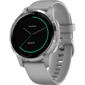 Relógio GPS Garmin Vivoactive 4S 010-02172-01 - Cinza