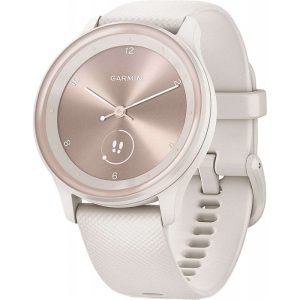 Relógio GPS Garmin Vívomove Sport 010-02566-01 Branco/Light Gold