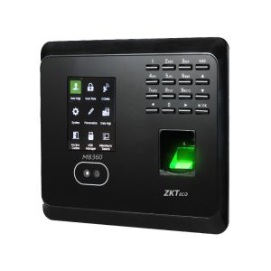 Relógio Ponto Biométrico e Facial ZKTeco MB360 Preto