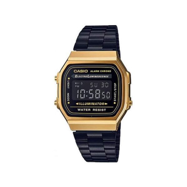 Relógio Unissex Digital Casio A168WEGB-1BDF