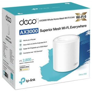 Router TP-Link DECO X60 AX3000 WiFi 6 Dual-Band (1-Pack)