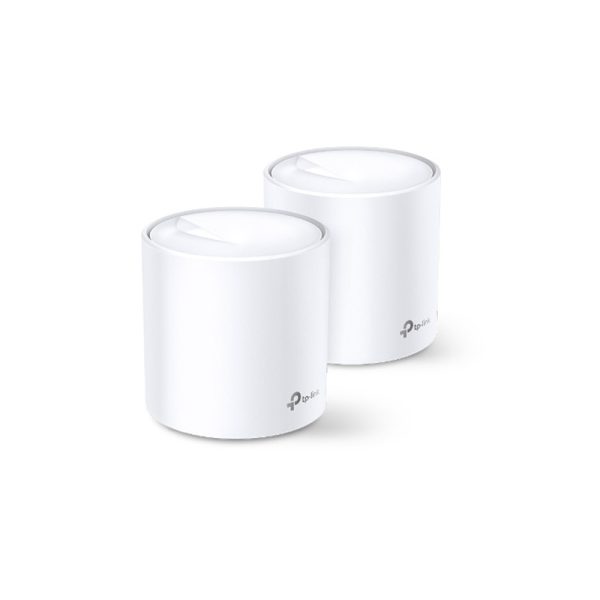 Ruteador Wireless TP-Link Deco X60 AX3000 - 3000 Mbps - Bivolt (2 Peças)