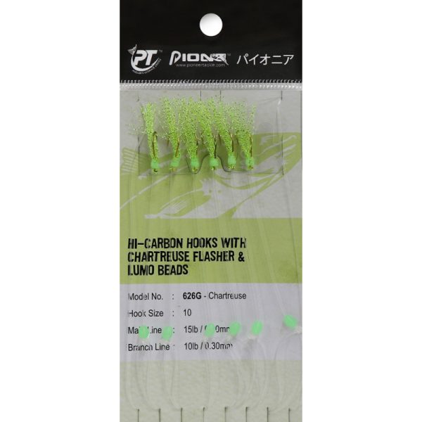 Sabiki Pioneer Chartreuse 626G 10