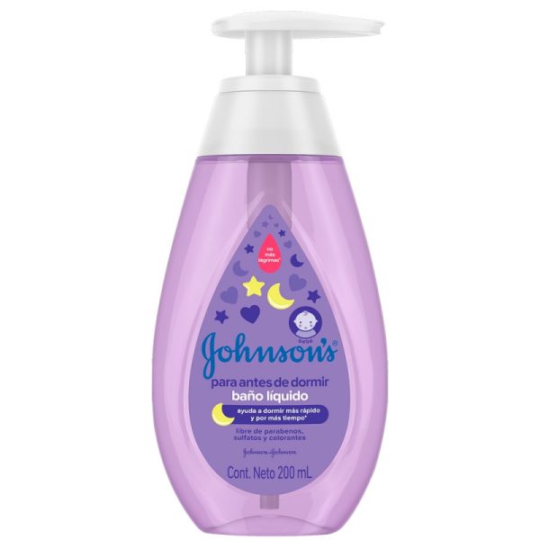 Sabonete Liquido Johnson & Johnson para antes de Dormir - 200mL