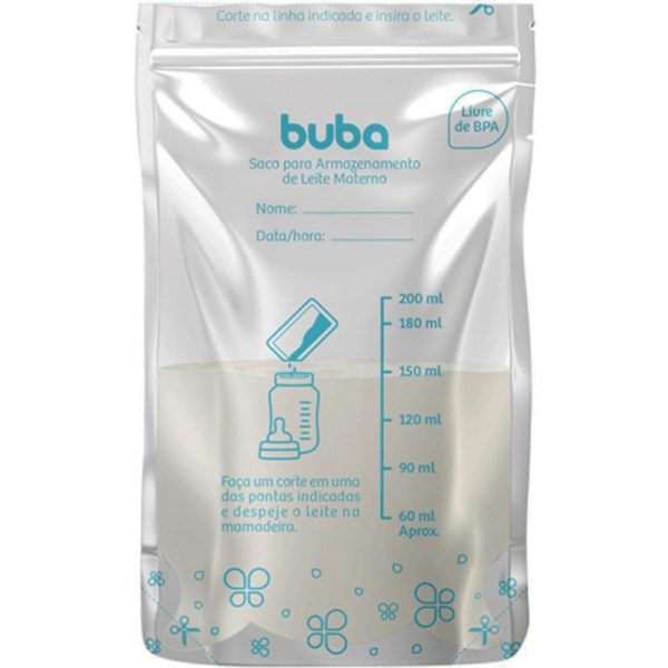 Saco para armazenar leite materno Buba 09923 (25 unidades)