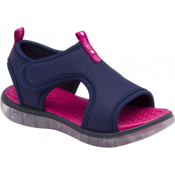 Sandália Infantil KLIN Light 229 - Azul Marinho/Pink