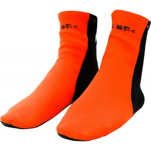 Sapatilha para Beach Tennis Rakkettone - Preto/Laranja