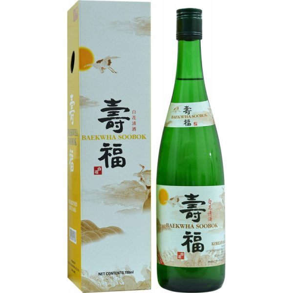 Saquê Baekwha Soobok 700mL