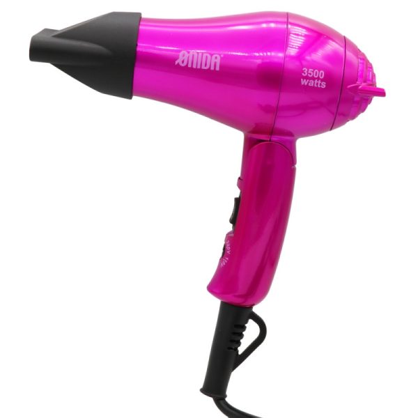 Secador de Cabelo Onida ON-219 Mini Hair Dryer 3500w Bivolt Rosa