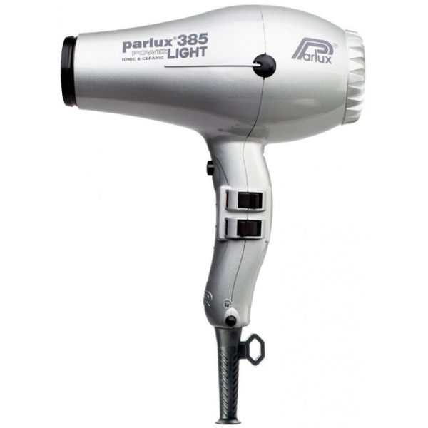 Secador Profissional Parlux 385 New Power Light Prata 110V - Garantia no Brasil