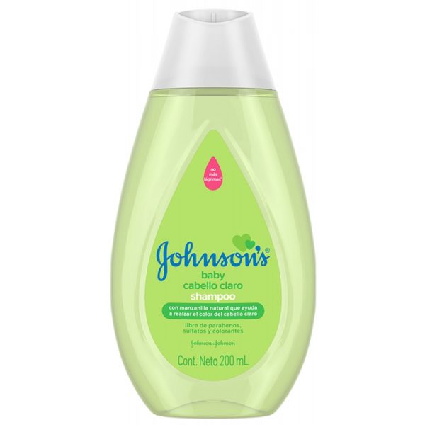 Shampoo Johnson & Johnson Baby Cabelo Claro - 200mL