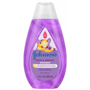 Shampoo Johnson & Johnson Força e Vitamina - 400mL