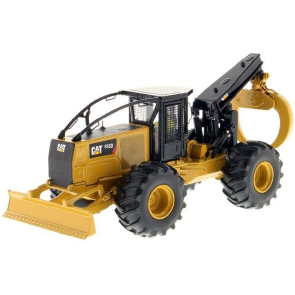 Skidder de Rodas Caterpillar 555D Diecast Masters 85932 Escala 1:50