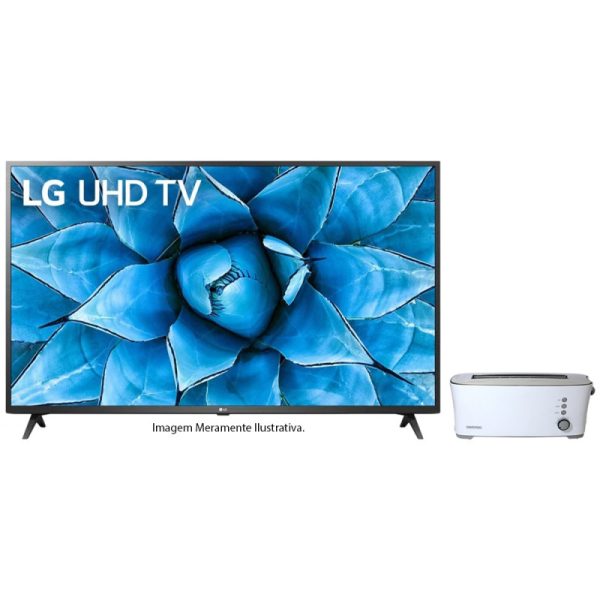 Smart TV LED LG 55" 55UN7310PSC 4K/Digital/ WiFi/ BT + Torradeira Daewoo DI-9116 220V
