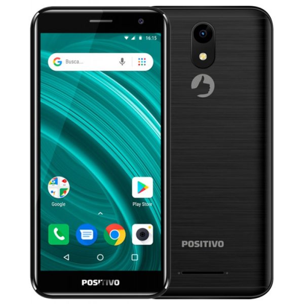 Smartphone Positivo Twist 2 Go S541 8GB Dual Sim LTE Tela 5" Câm.8MP+5MP Anatel Preto
