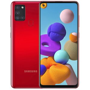 Smartphone Samsung Galaxy A21S SM-A217M DS 4GB/64GB Red - Garantia 1 ano no Brasil