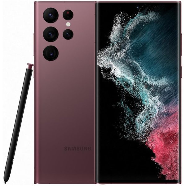 Smartphone Samsung Galaxy S22 Ultra 5G Dual Sim 12+256GB Burgundy
