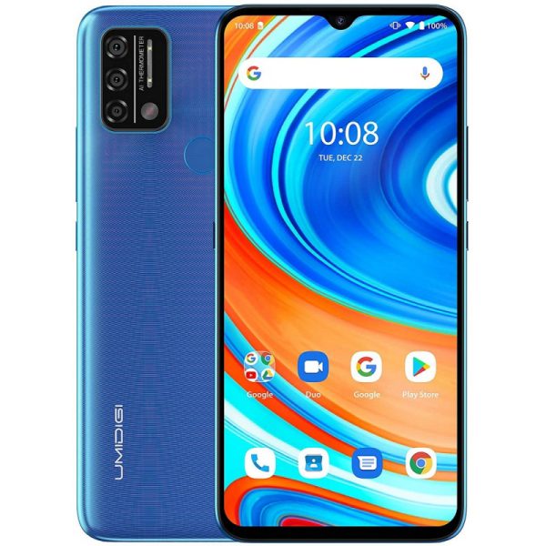 Smartphone UMIDIGI A9 Dual Sim LTE 6.53" 3GB/64GB Termômetro IR Blue
