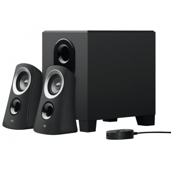 Speaker Logitech com Subwoofer Z313 980-000382 - 2.1 50W (110V-60Hz) Preto