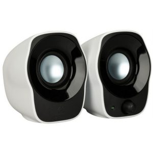 Speaker Logitech Z120 Para Pc Preto/Branco