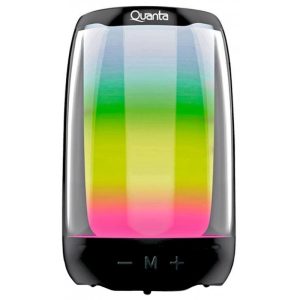 Speaker Quanta Rainbowfest QTSBL10 5W FM/SD/BT - Preto