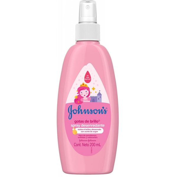 Spray Desembaraçante Johnson's Gotas de Brilho - 200mL