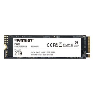 SSD Patriot P300 PCIe M.2 Gen3 x4 2TB - (PE000761-P300P2TBM28)