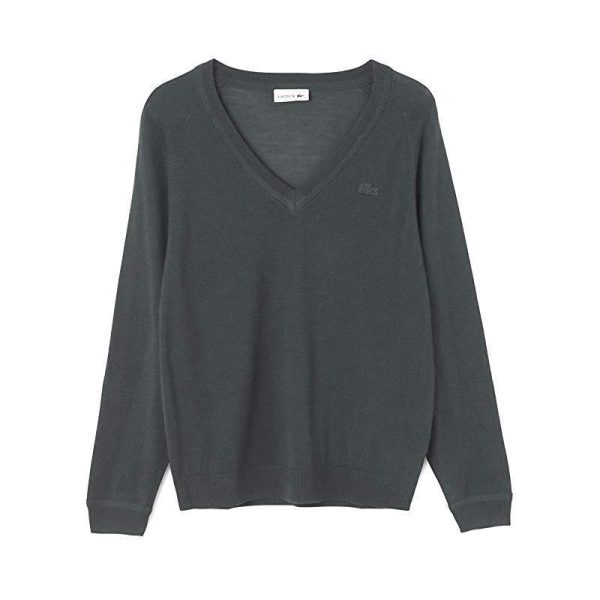 Suéter Lacoste AF7659 21 SVY- Feminino - Cinza
