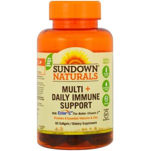 Sundown Naturals Multi + Daily Immune Support (60 Capsulas)