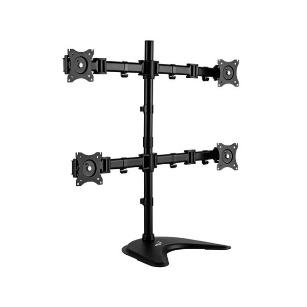 Suporte Articulado de mesa ELG T160ND4 para 4 Monitores de 15" a 27" Ajuste Vertical