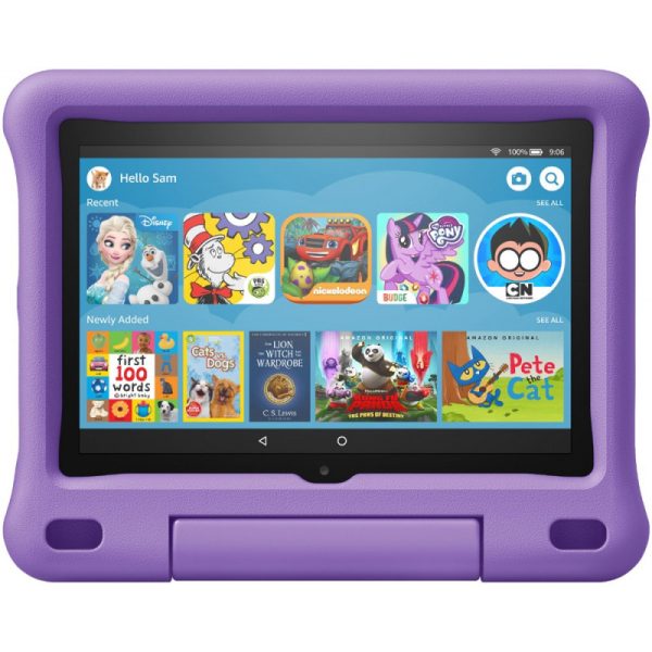Tablet Amazon Fire HD 8 Kids Edition 2+32GB WiFi com case Roxo (10a Geração)