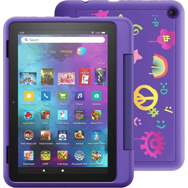 Tablet Amazon Fire HD 8 Kids Pro 2+32GB WiFi (10a Geração) + Capa de Proteção Doodle
