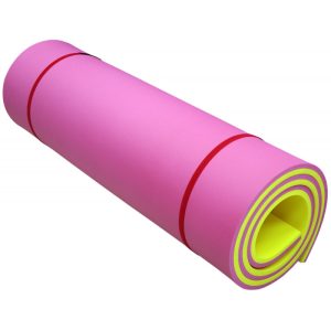 Tapete Flutuante XPE 350x150x3.5cm Amarelo/Rosa