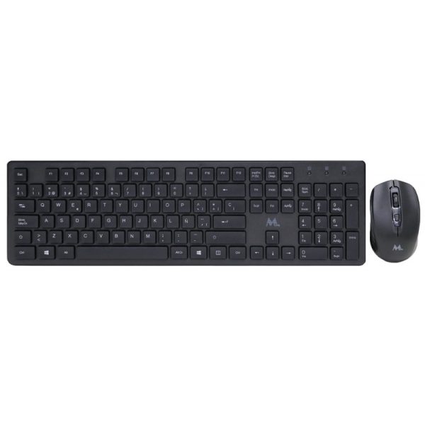 Teclado e Mouse sem Fio Mtek KM0139 - Preto (Espanhol)