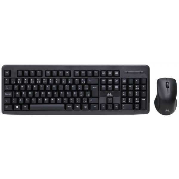 Teclado e Mouse sem Fio Mtek KM1548 - Preto (Espanhol)