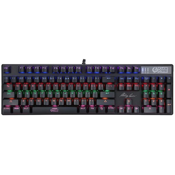 Teclado Gamer ELG FLKTM001 Flakes Power ROYALE Mecanico USB Inglês