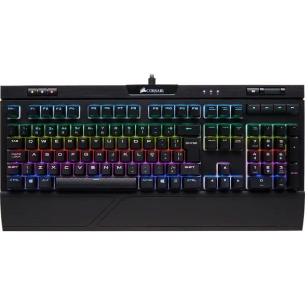 Teclado Gaming Corsair Strafe RGB MK.2 MX Silent Com Fio - (Português)