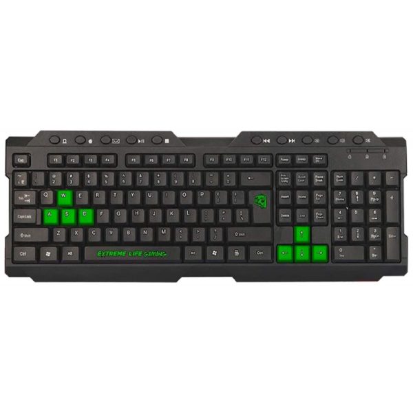 Teclado Gaming ELG TGDW Dragon War USB Português